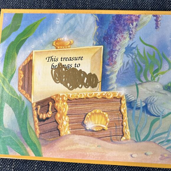 Disneys Little Mermaid’s Treasure Chest Series Lot of 6 Hardcover Grolier 1990's - Picture 12 of 16
